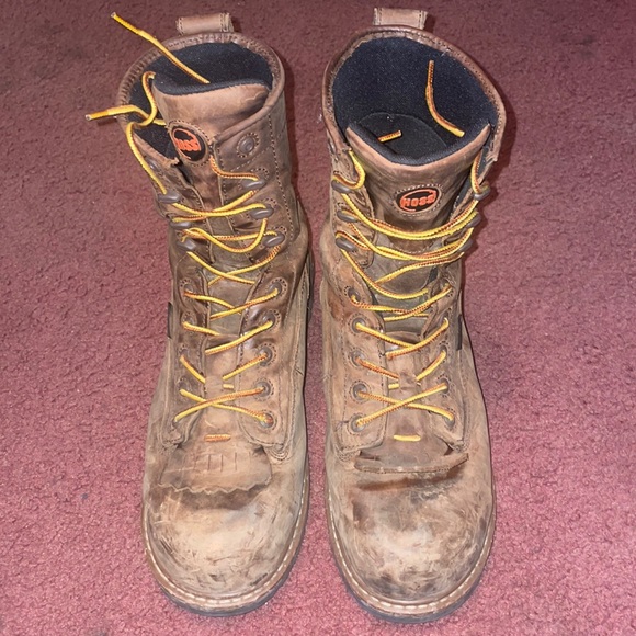 Hoss Steel Toe Work Boots - Picture 1 of 3